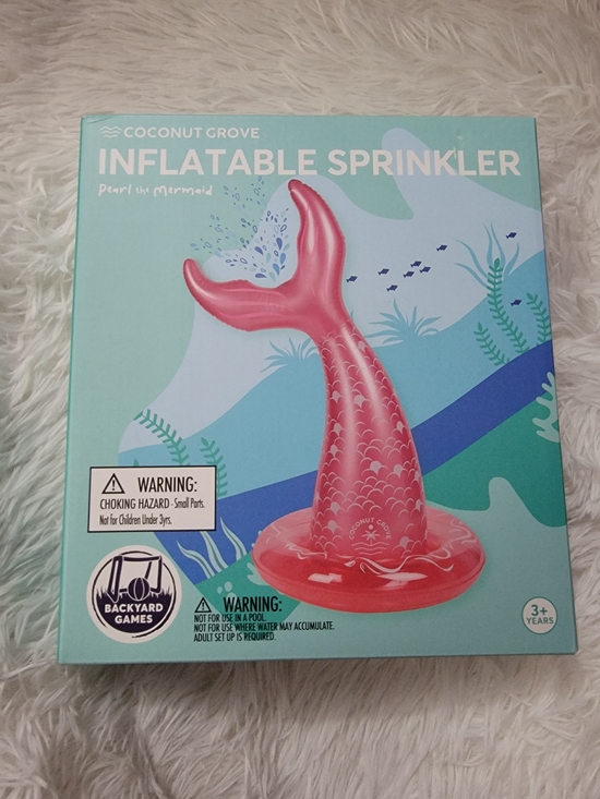 coconut grove Other - Pink Inflatable Mermaid Tail Sprinkler